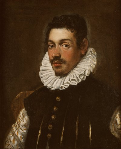 绅士的肖像 作者 Domenico Tintoretto