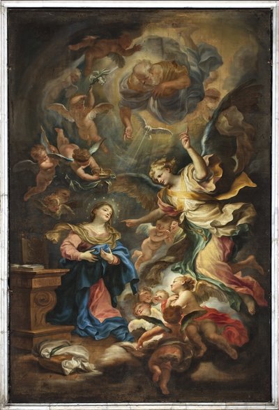 圣母领报 作者 Domenico the Elder Piola
