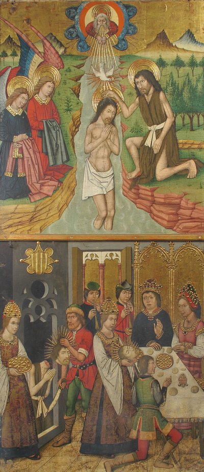 来自圣-约翰可塑座的面板，1464-1507年。 作者 多明戈·拉姆