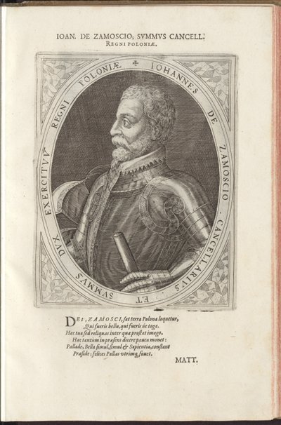 Hetman Jan Zamoyski 1542-1605 作者 多米尼库斯或Custodis Custos