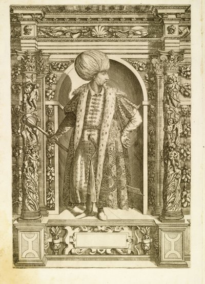 苏丹·苏莱曼一世壮丽，1601年 作者 多米尼库斯或Custodis Custos
