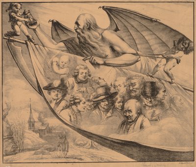 寓言：不同年龄的艺术家肖像，1818年。 作者 多米尼克·万提·德农（Dominique Vivant Denon）