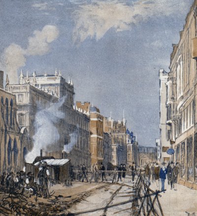 Piccadilly "Up" (colour litho) 作者 唐纳德（后）麦克斯韦