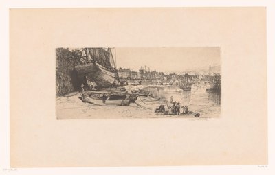 滨海布洛涅港
滨海布洛涅港 作者 Donald Shaw MacLaughlan（艺术家签名）
