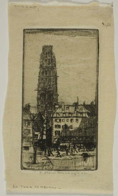 Tour de Beurre，鲁昂 作者 唐纳德·肖·麦克劳伦