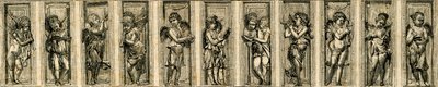 小天使，多纳泰罗（1386-1466）的青铜浮雕，帕多瓦圣安东尼大教堂，帕多瓦，威尼托，意大利 作者 多纳泰洛