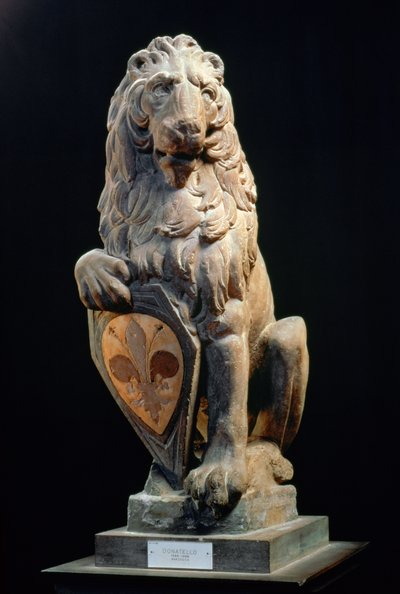 纹章狮子，1420（大理石） 作者 Donatello