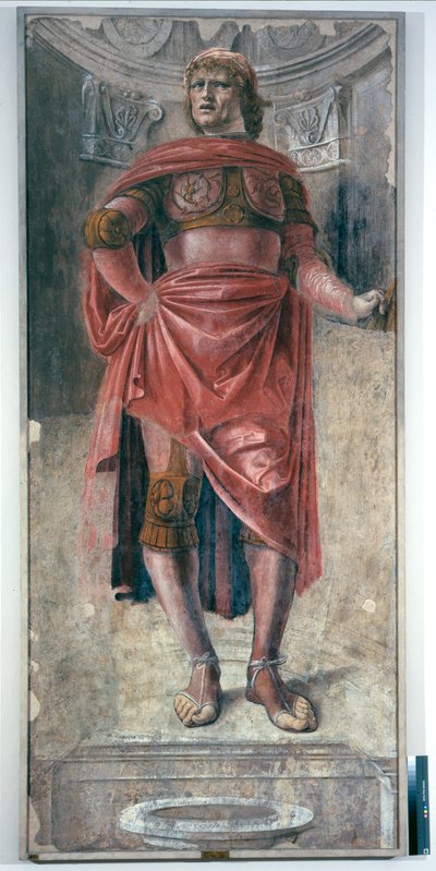 Man with a Two-Handed Sword, c.1486 (detached fresco mouted on canvas) 作者 多纳托·布拉曼特