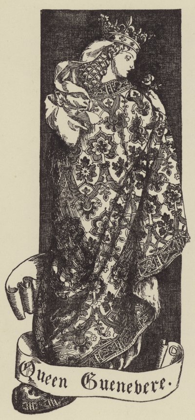 格尼维尔女王（Litho） 作者 多拉·柯蒂斯（Dora Curtis）