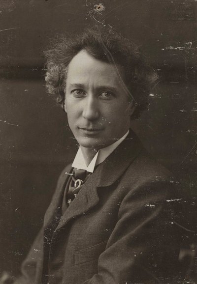 钢琴家和作曲家Emil von Sauer 1862-1942的肖像，约1905年。 作者 多特蒙德。摄影工作室纽豪斯
