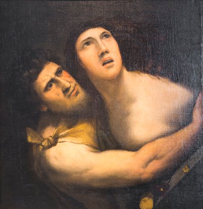 色狼与仙女（布面油画） 作者 Dosso（之后）Dossi