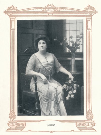 梅尔巴（Melba），1895年。 作者 多佛街工作室