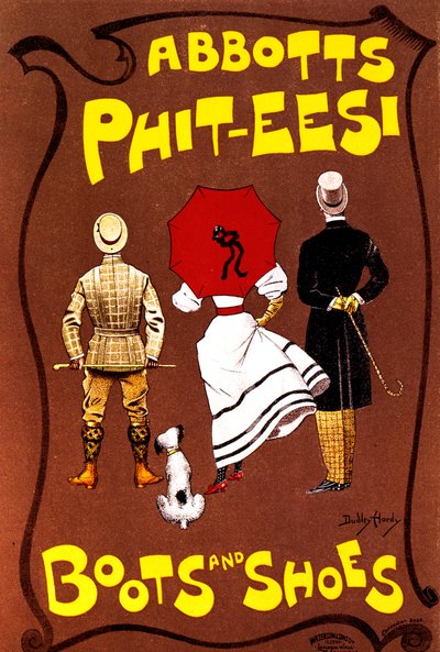 Abbotts Phit-Eesi靴子和鞋子，c1887-1922 作者 达德利·哈迪