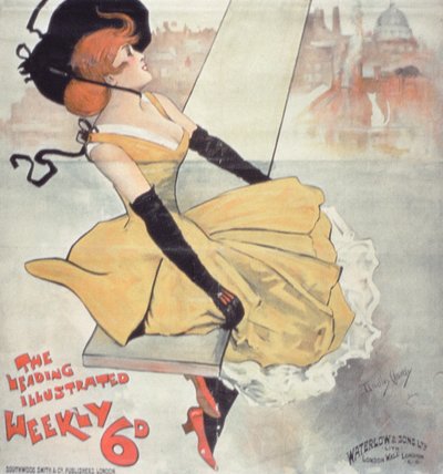 &39;The Leading Illustrated Weekly&39;的广告 作者 达德利·哈迪
