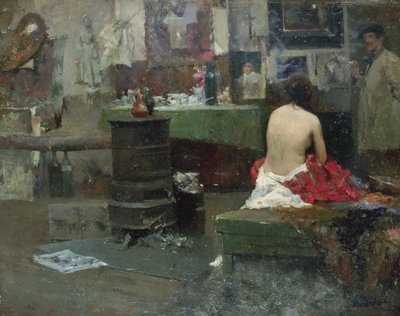 闲置时刻，1889年 作者 达德利·哈迪