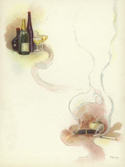 Savoy Hotel酒店的葡萄酒和雪茄 作者 达德利·哈迪