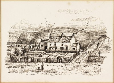 Wash House Hill和Betty Heron&39;s Cottage（纸上墨水） 作者 邓肯·麦克莱