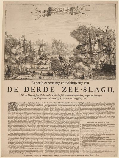 第三次海战》(De Derde Zee-slagh) 作者 荷兰 17 世纪