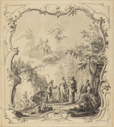 巴黎的审判》（The Judgment of Paris 作者 荷兰 18 世纪