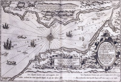 布里斯托尔海峡，1591年 作者 荷兰学校