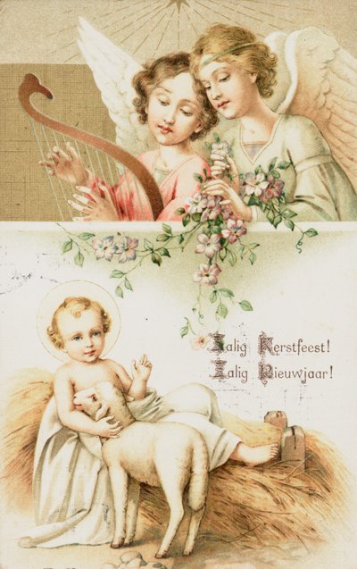 荷兰圣诞贺卡（彩色印刷） 作者 荷兰学校