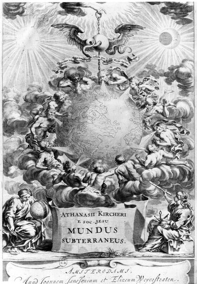 Mhanus Subterraneus的主题由Athanasius Kircher（1602-80）1664，阿姆斯特丹 作者 荷兰学校
