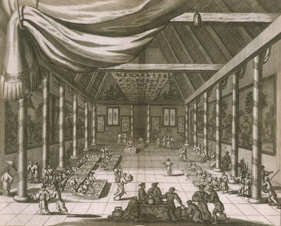 皇宫，北京，1670年 作者 荷兰学校
