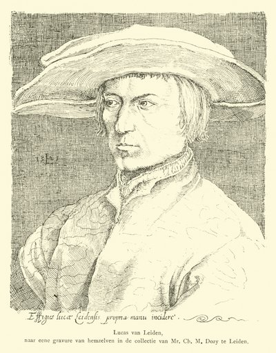 Lucas van Leyden，荷兰艺术家 作者 荷兰学校