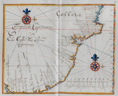 好望角地图（cabo da Boa Esperan§a.） 作者 荷兰学校