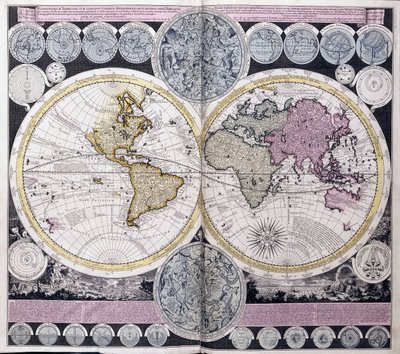 世界地图，约1717年 作者 荷兰学校