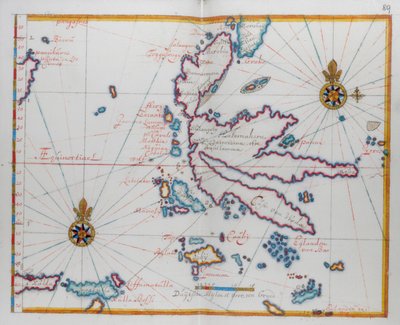 摩鹿加（Moluccas）群岛，东印度群岛，印度尼西亚。 作者 荷兰学校