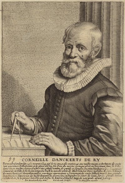Cornelis Danckerts de Ry的肖像 作者 荷兰学校