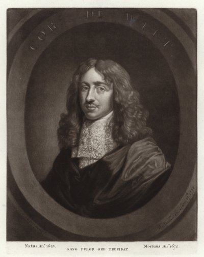 Cornelis de Witt的肖像 作者 荷兰学校
