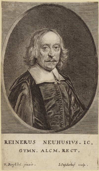 Reinerus Neuhusius的肖像 作者 荷兰学校