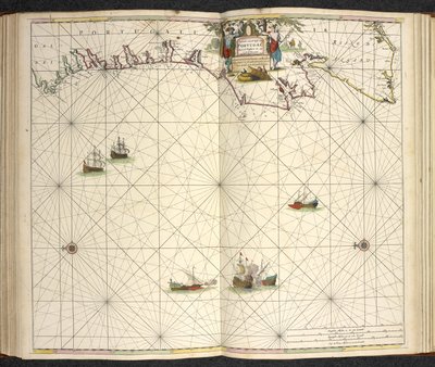 葡萄牙，摘自《De groote nuewwe vermeerderde zee-atlas ofte water-werelt。Vertoonende in sigh alle zee-kusten des aardtryks...