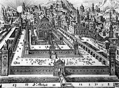 重建所罗门神庙，c.1700 作者 荷兰学校