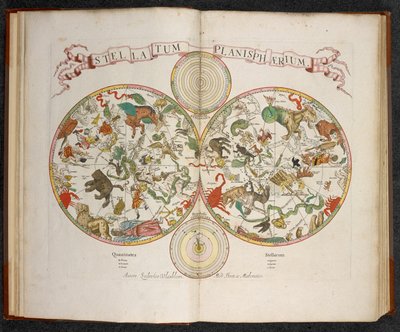 黄道十二宫星盘(Stellatum Planisphaerium)，带有黄道十二宫标志的星盘 作者 荷兰学校