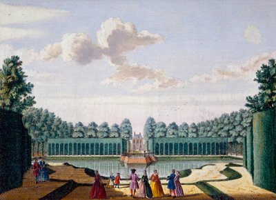 池塘旁边的小路，Meerestein，Hendrick de Leth和Matthias Brouerius Van Nidek的Het Zeganpralent Kennemerlant，于17-17-1730出版 作者 荷兰学校