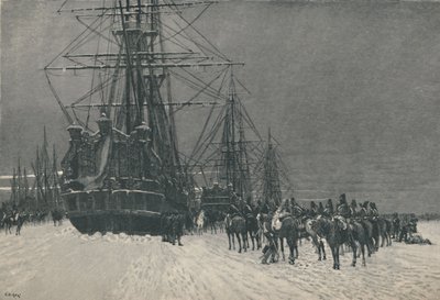 法兰西共和国轻骑兵俘获荷兰舰队，1795年1月》，1896年 作者 EGH德奥姆