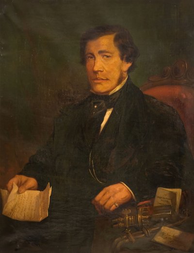 詹姆斯-费恩-韦伯斯特的画像，1862年。   作者 EH螺栓