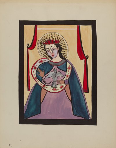 圣灵的复制品，约1936年。 作者 E. 博伊德