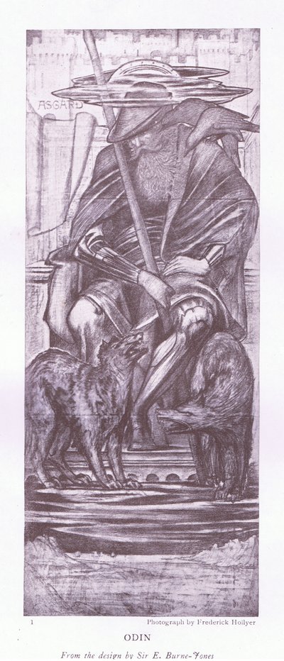 Odin- 20世纪20年代由E Burne Jones设计的 作者 E.伯恩·琼斯
