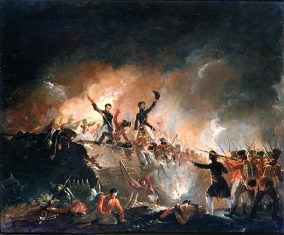 1840年8月15日，1840年，在伊利堡驱逐英国人 作者 E. C. Watmough