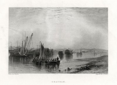 肯特郡查塔姆，1860年 作者 E.查找