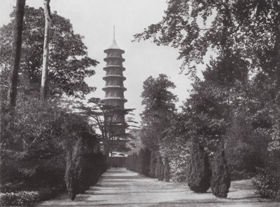 邱园，约 1900 年（黑白照片） 作者 EJ沃利斯