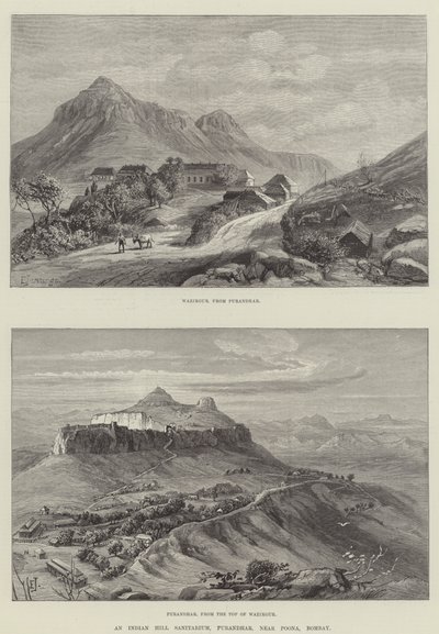 印第安山疗养院，Purandhar，靠近Poona，孟买 作者 詹宁斯