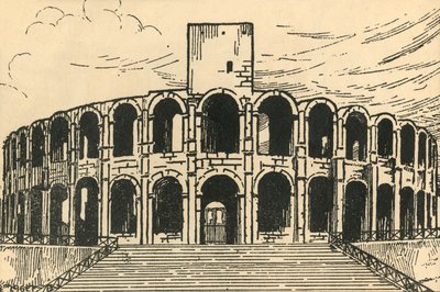 Les Arenes - The Arena", 约1920年代。 作者 拉格特