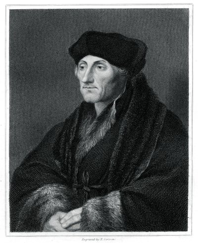 Desiderius Erasmus，文艺复兴时期的人文主义者，1833年 作者 E.斯克里文