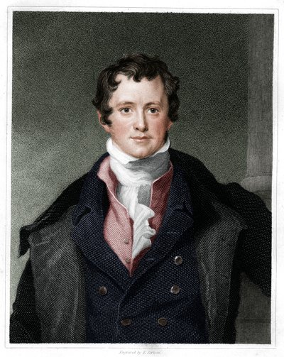 汉弗莱·戴维（Humphry Davy），英国化学家，1833年 作者 E.斯克里文