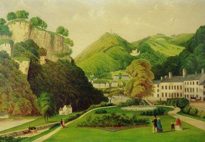 Matlock Bath酒店位于1895年的Bath Hotel酒店内 作者 E.雷